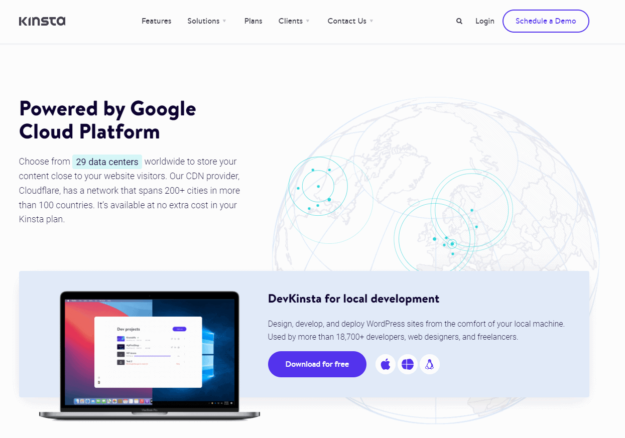 Kinsta cloud platform