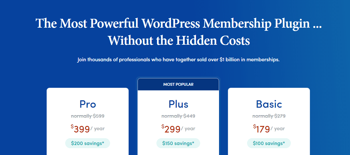 Membership Pricing