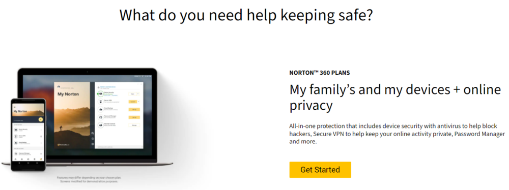 Norton User Interface