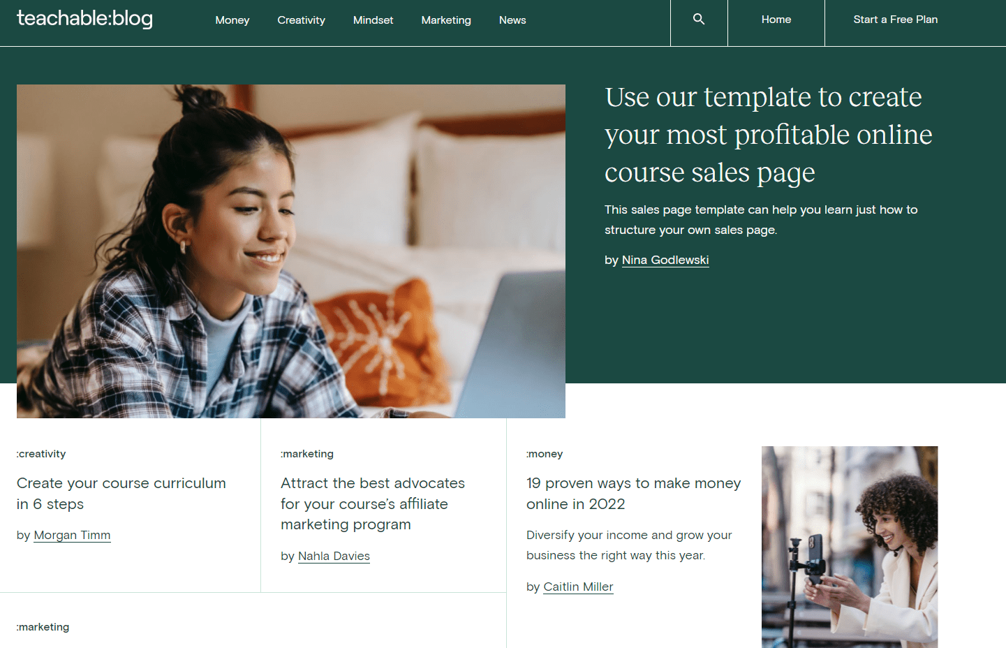 Teachable Blogging - Teachable vs Thinkific