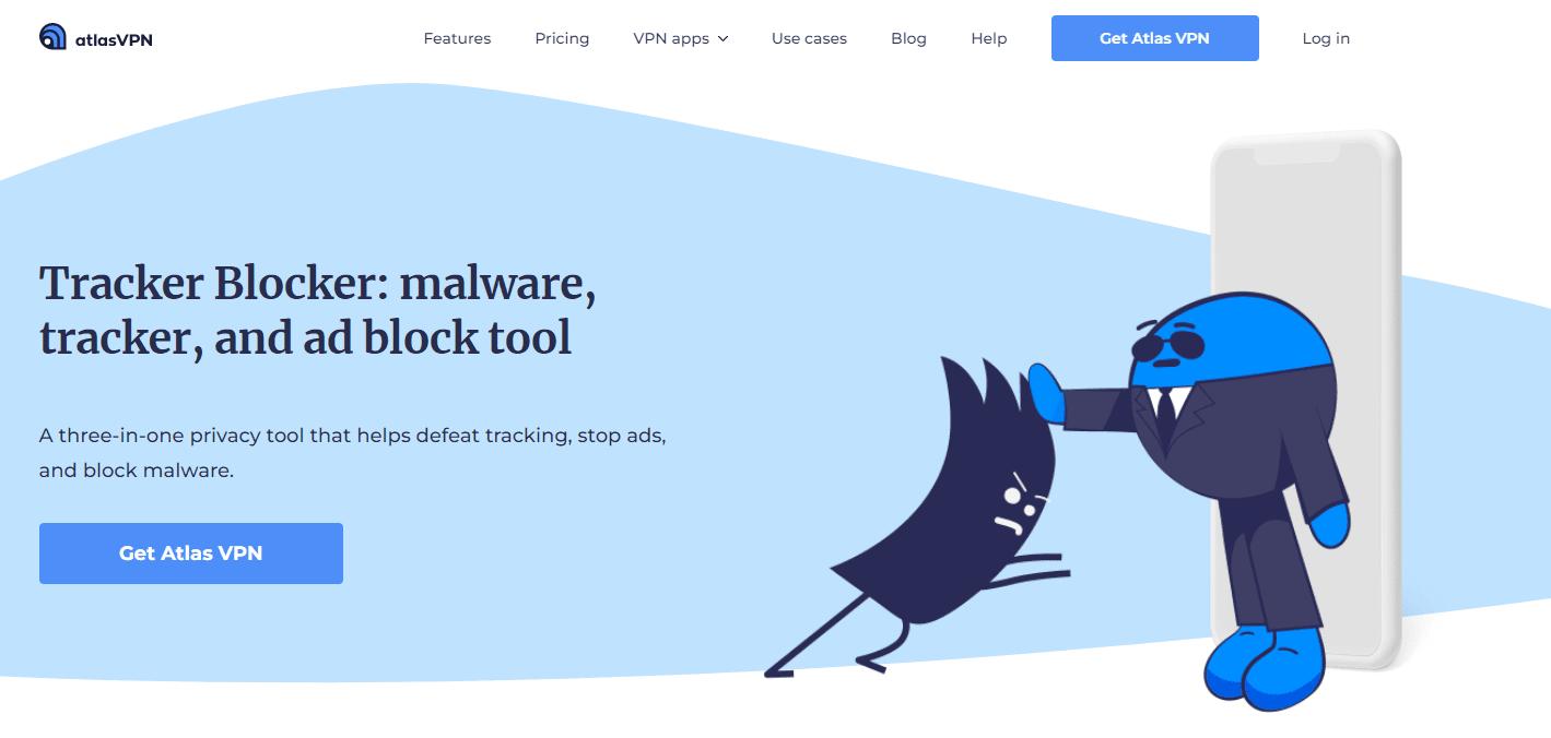 Atlas VPN Tracker Blocker Features