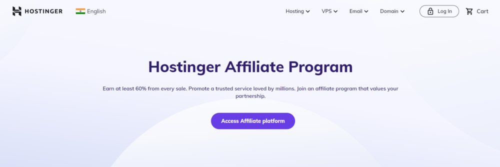 Hostinger Affiliate Program