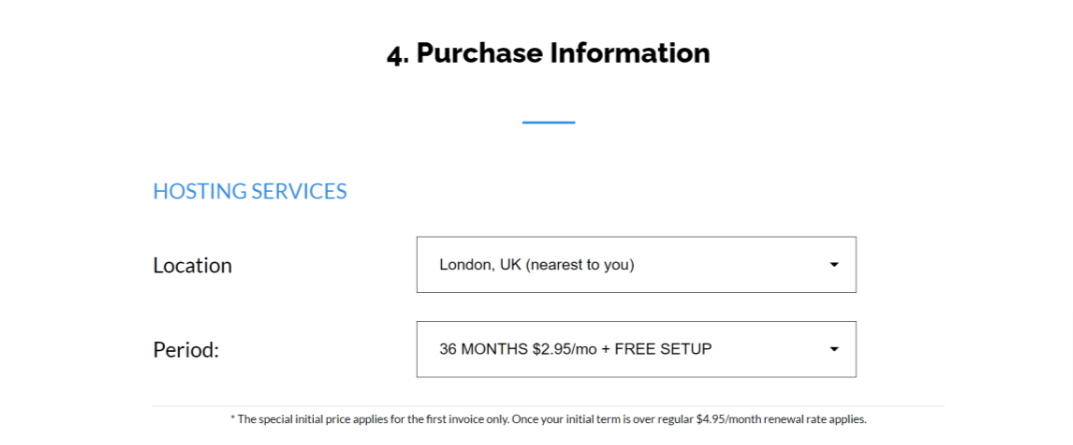 Choosing TMDHosting server location