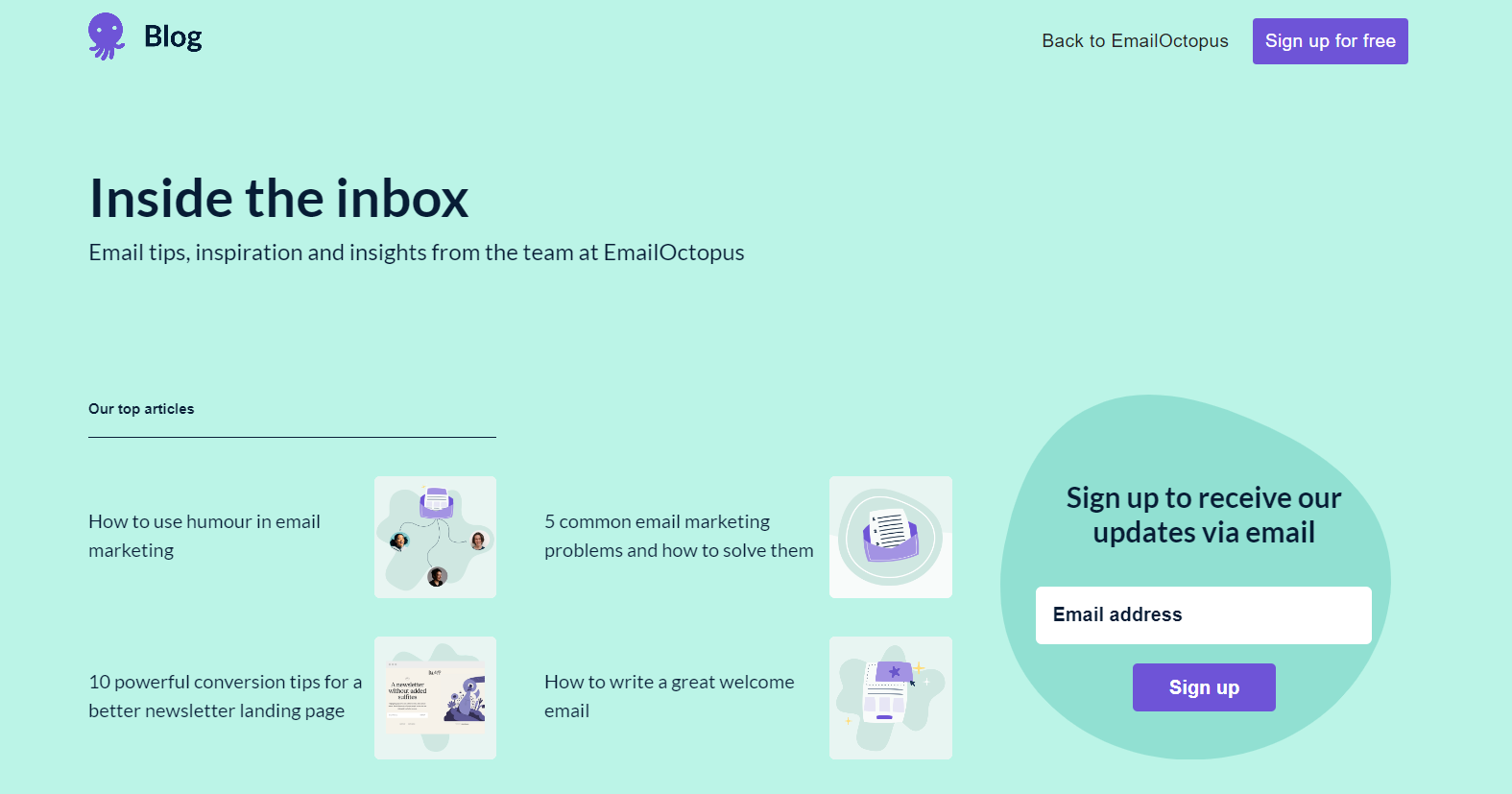 EmailOctopus Blog- Best Email Marketing Blog