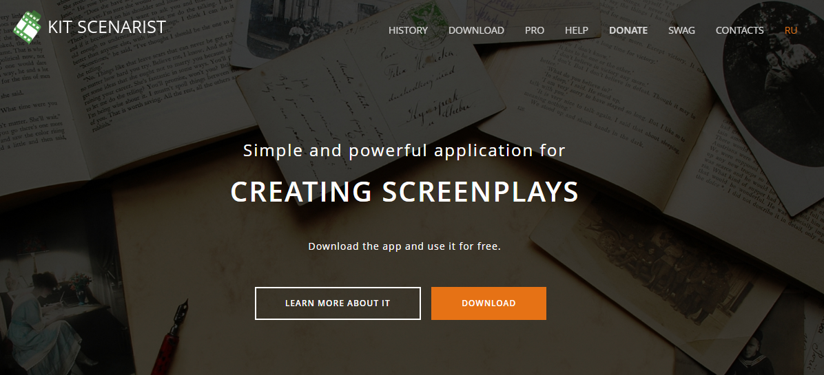 Kit Scenarist Overview- Best Screenwriting Softwares