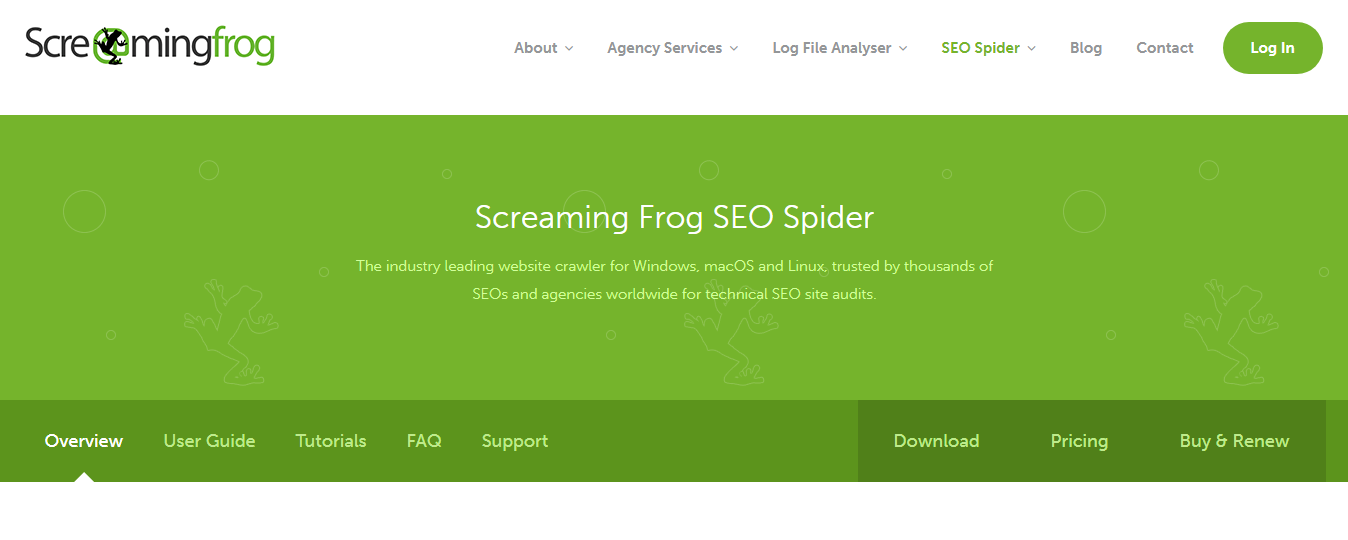 ScreamingFrog Overview