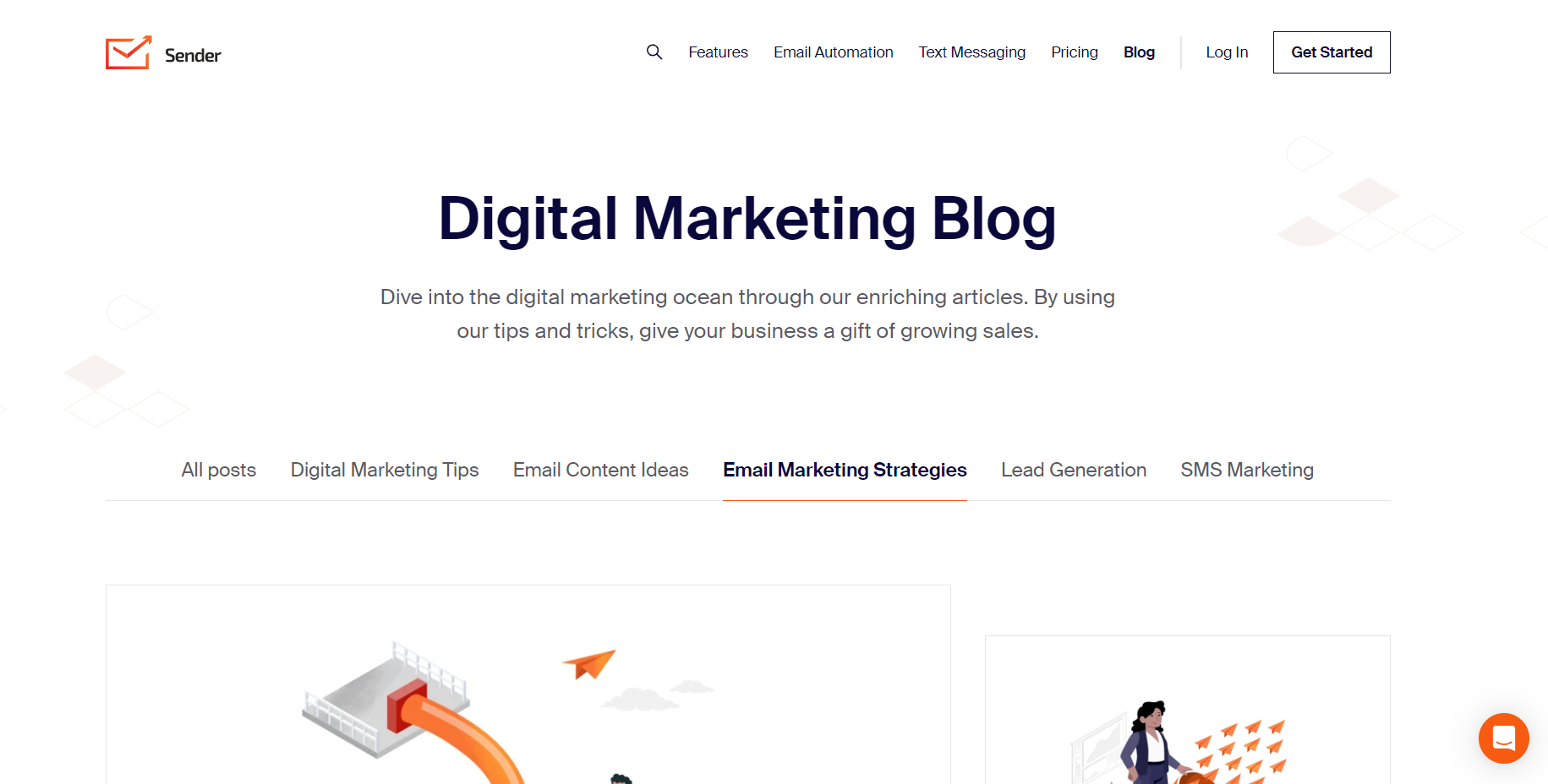 Sender Social Media & Digital Marketing Blog Overview