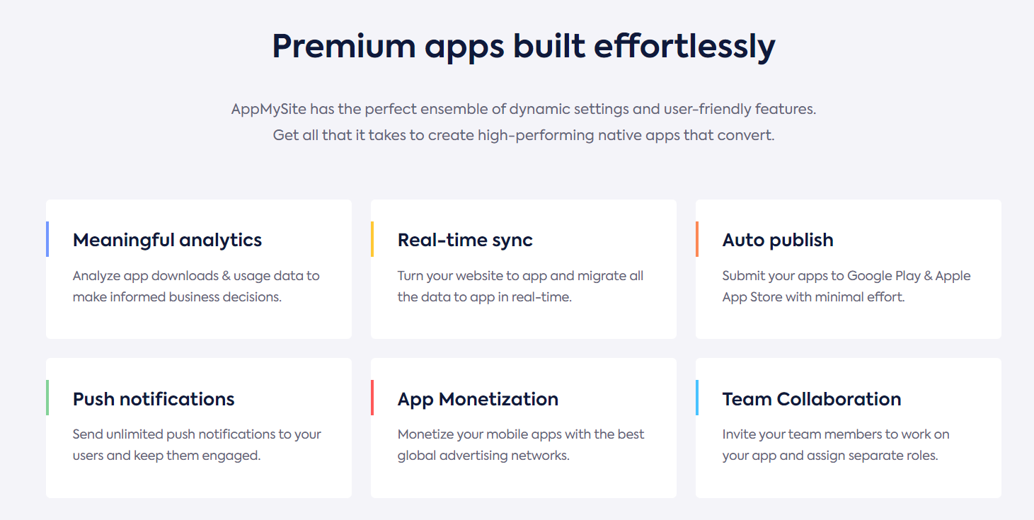 Benefits & Features of AppMySite