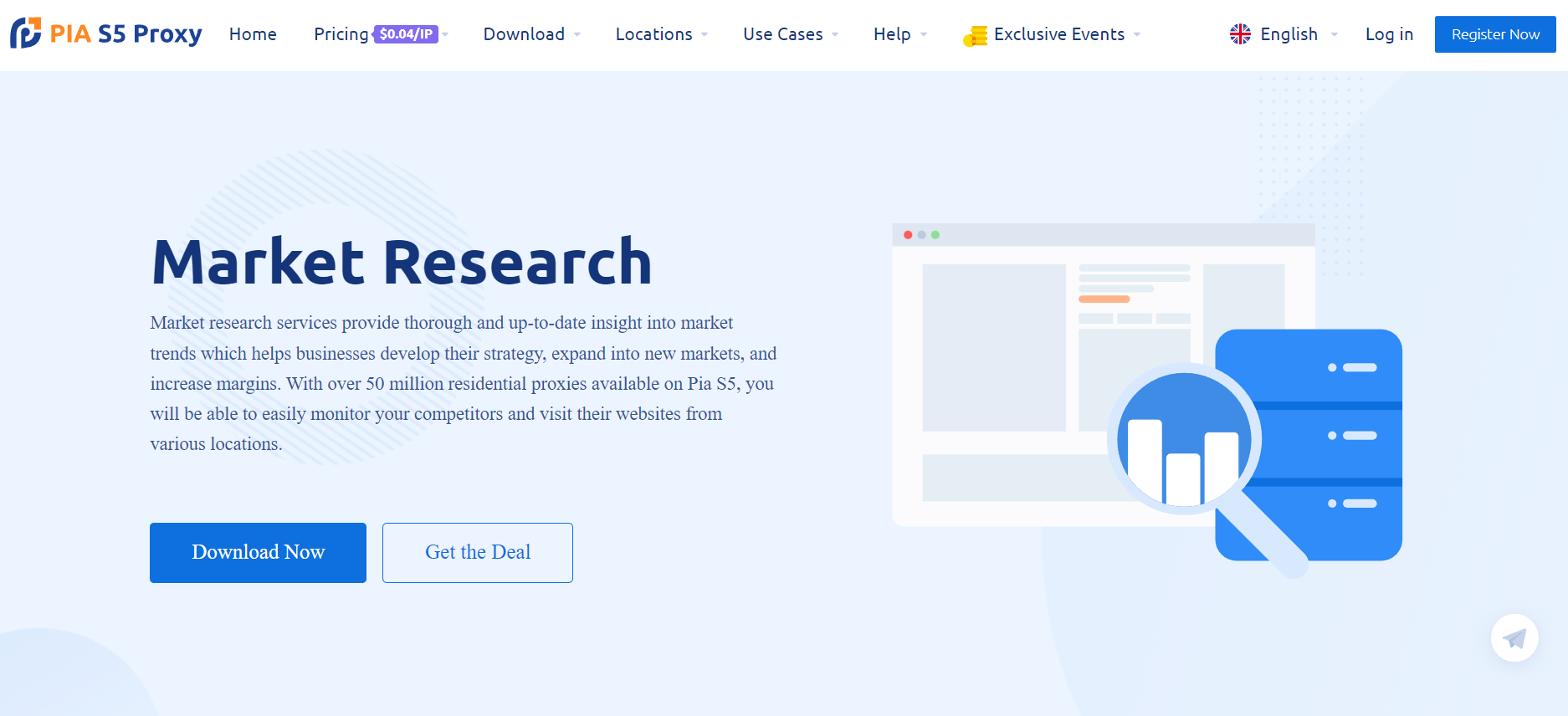 Pia S5 Proxies for Market Research