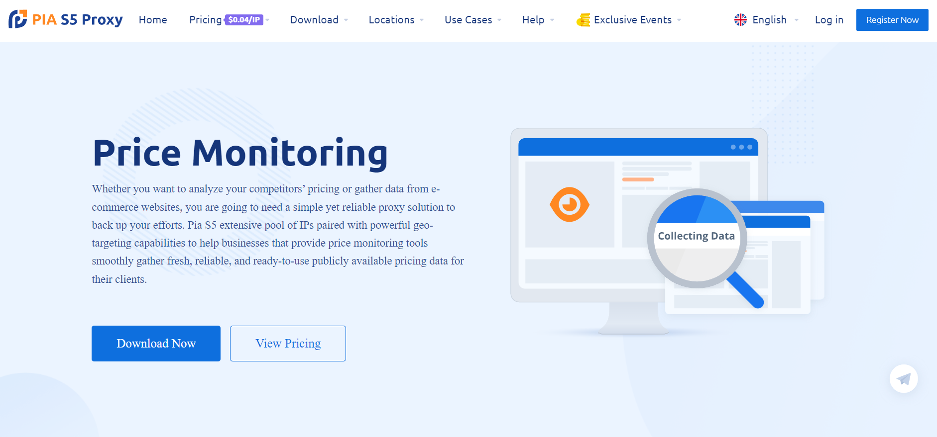 Pia S5 Proxies for Price Monitoring