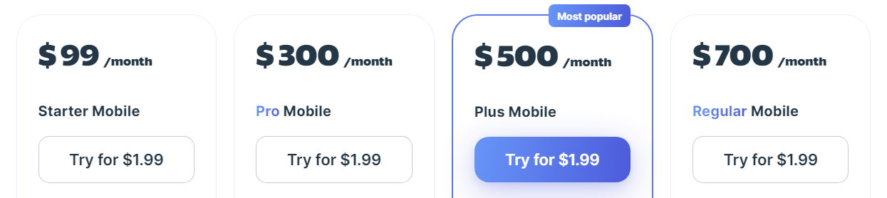 soax pricing