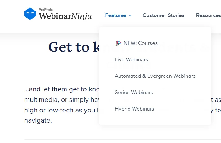 webinarninja webinar types