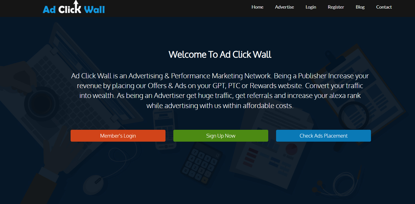 AdClickWall Overview