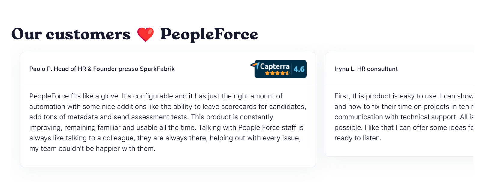 PeopleForce Customer Review