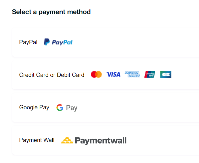 purevpn payment method