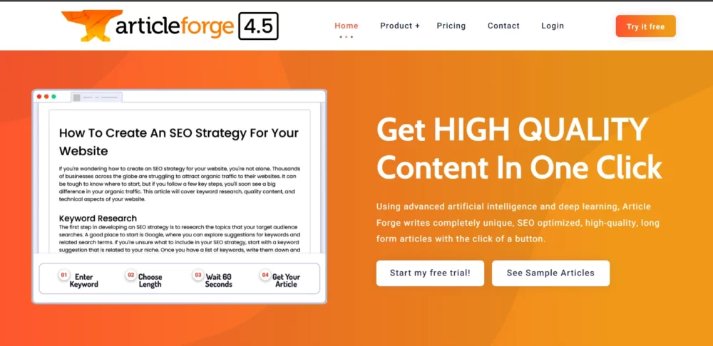 Article forge review