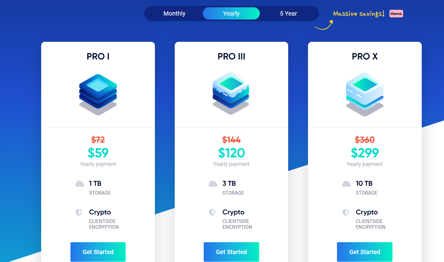 Icedrive pricing