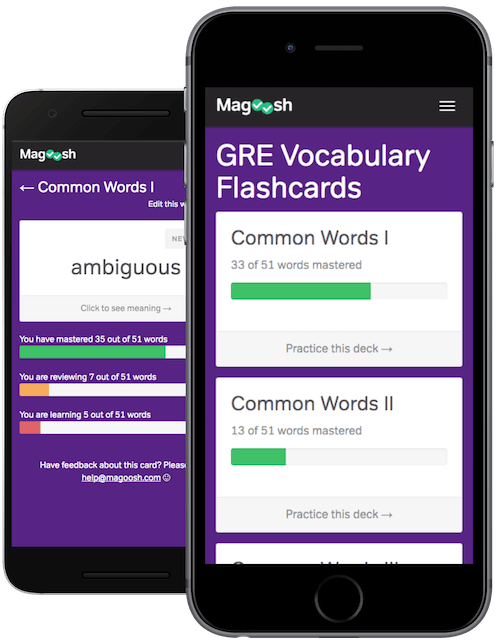 Magoosh Mobile app- manhattan prep vs Magoosh