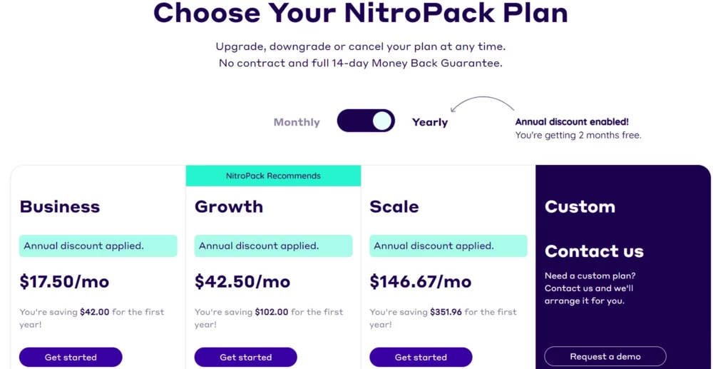 nitropack pricing