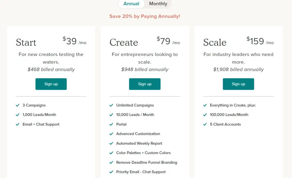 Deadline funnel pricing