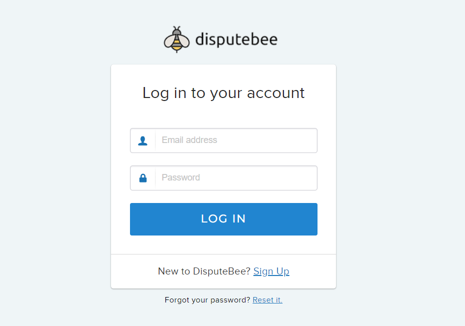 Disputbee login