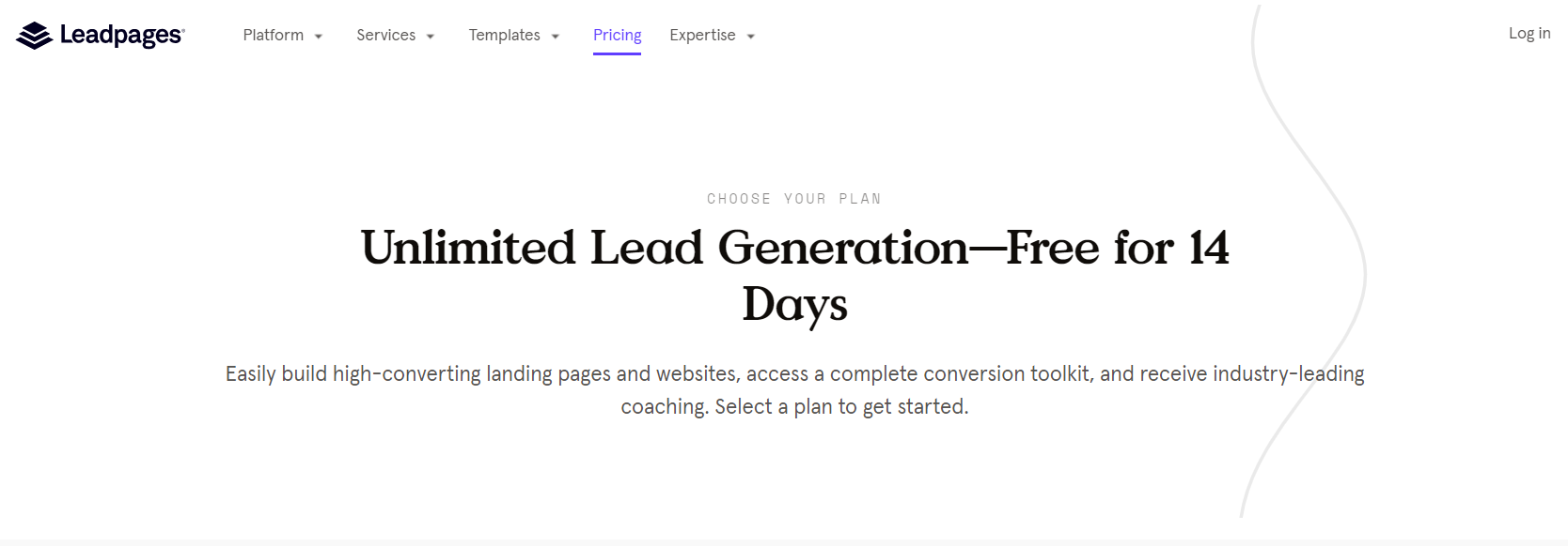 Leadpages Black Friday Sale