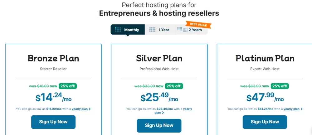 Reseller cloud web hosting