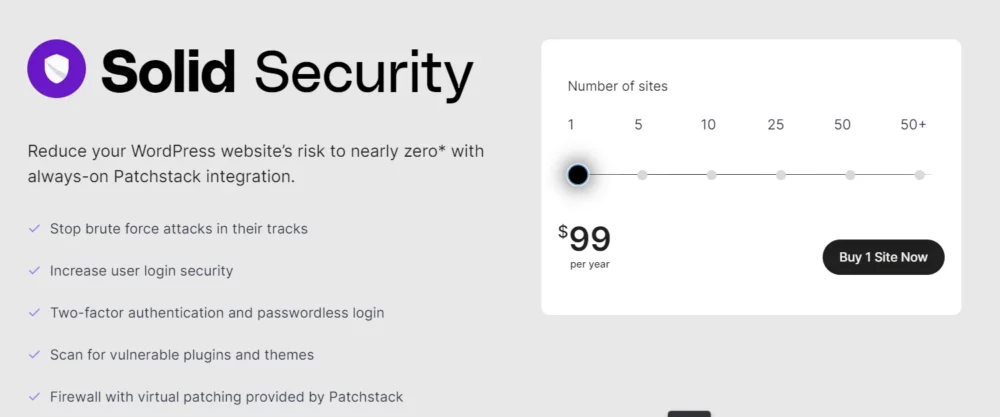 Solid security pricing