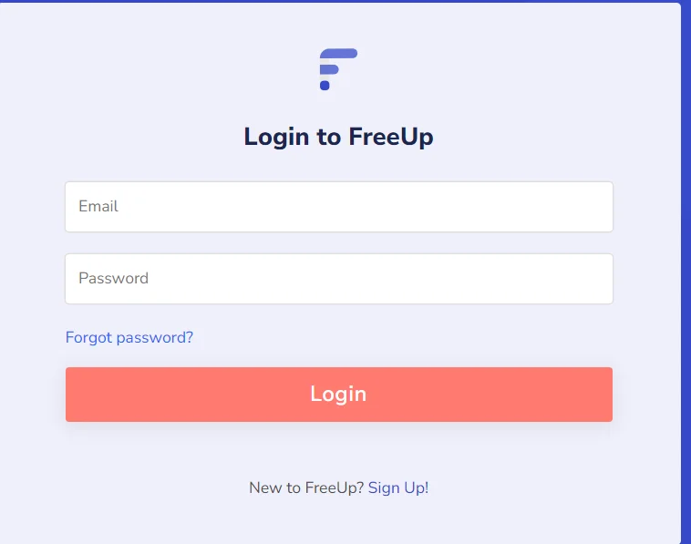 freeup login