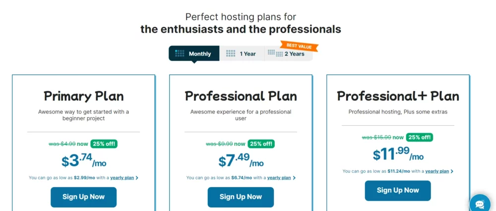 hawk host shared web hosting plans