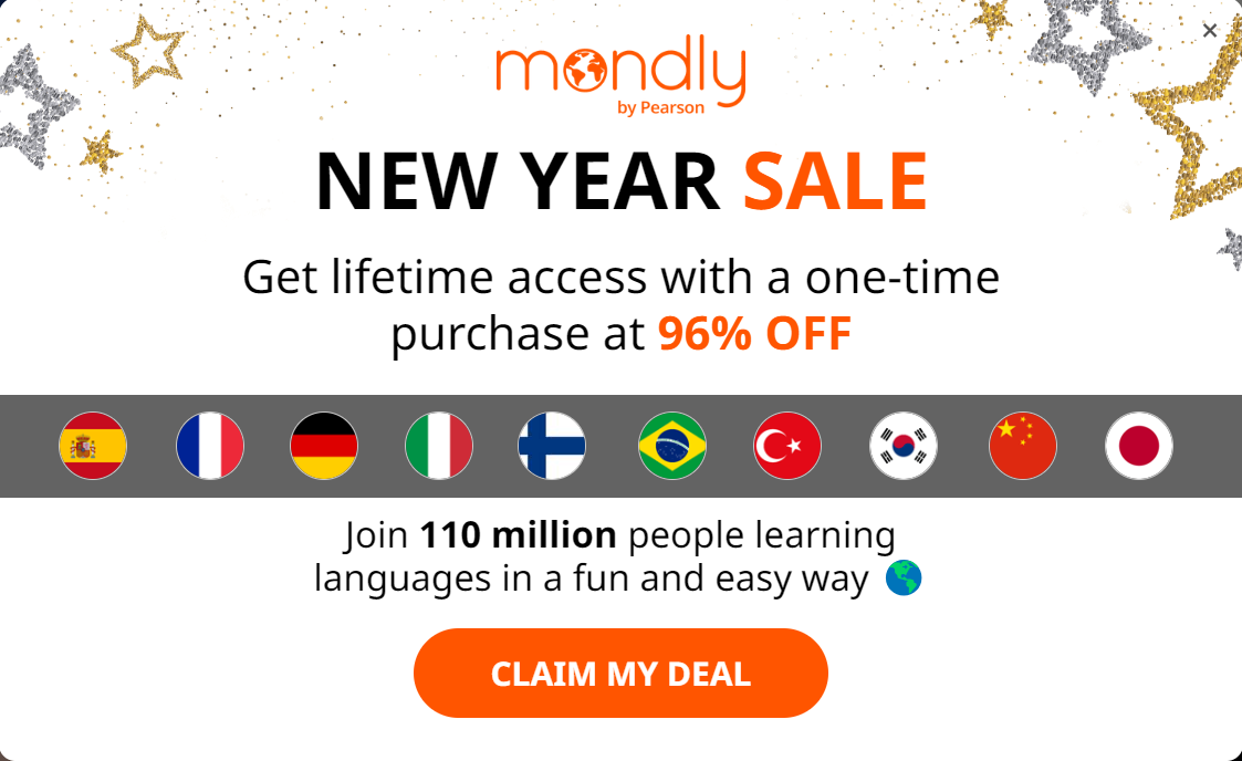 mondly new year sale