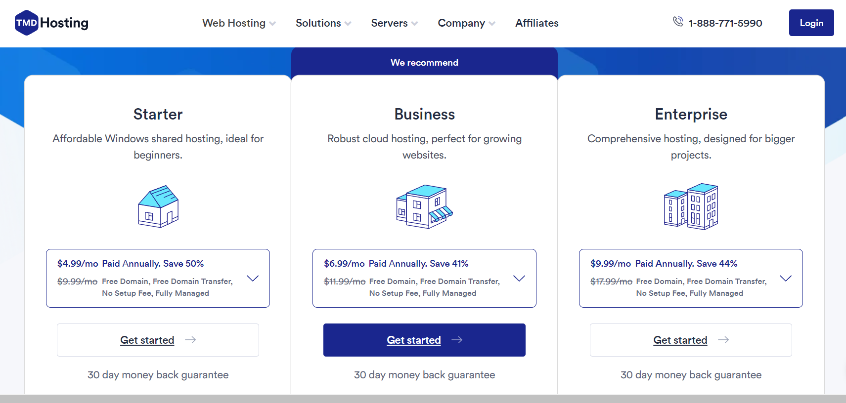 shared hosting pricing