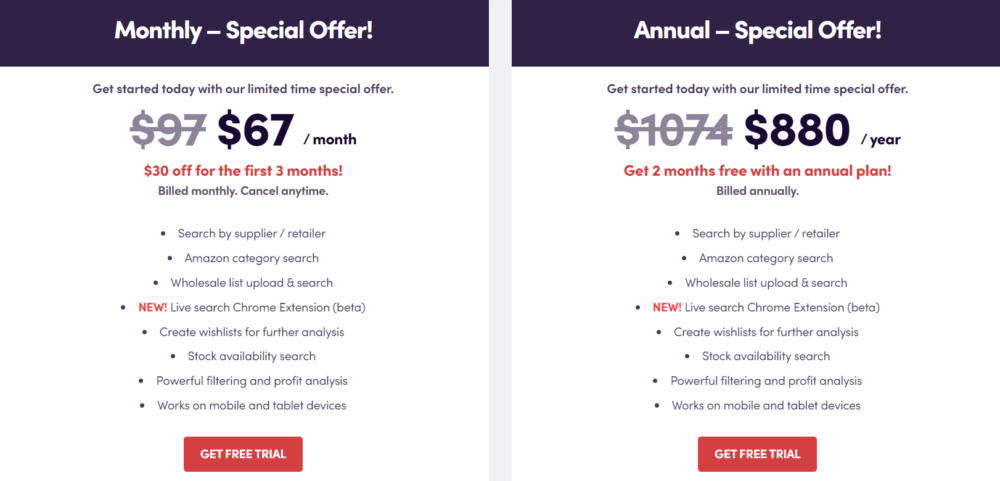 sourcemogul pricing plan