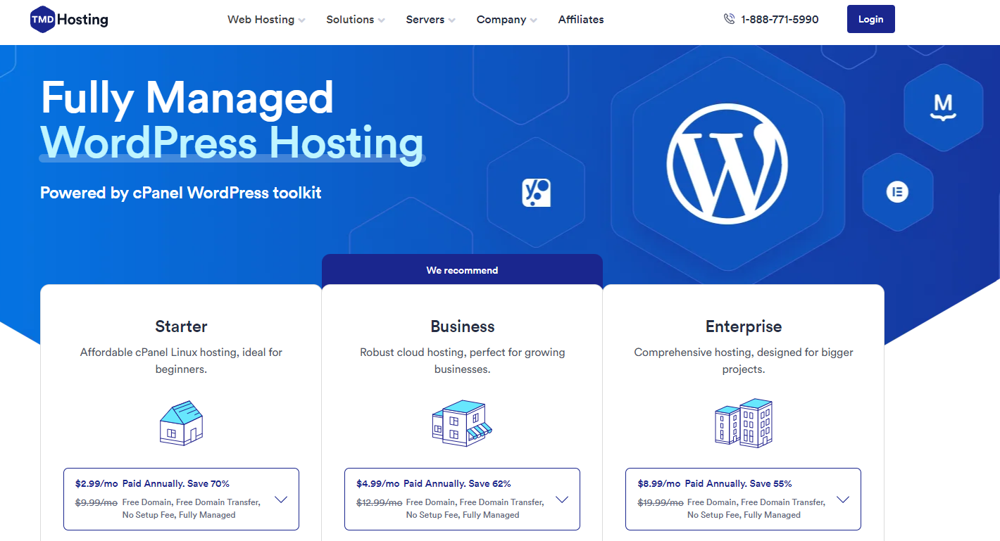 tmdhosting wordpress hosting