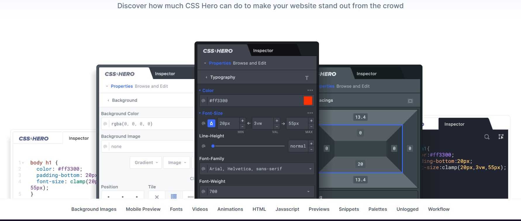 CSS Hero Features