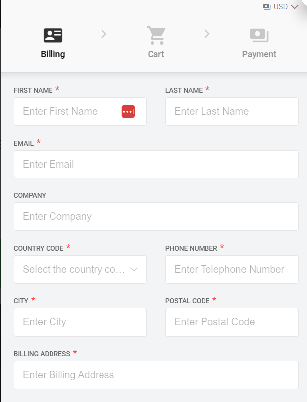 Everwebinar billing page