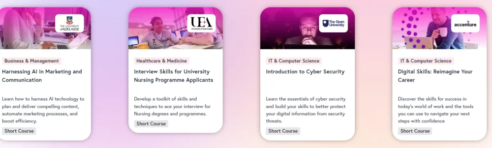 Futurelearn short courses