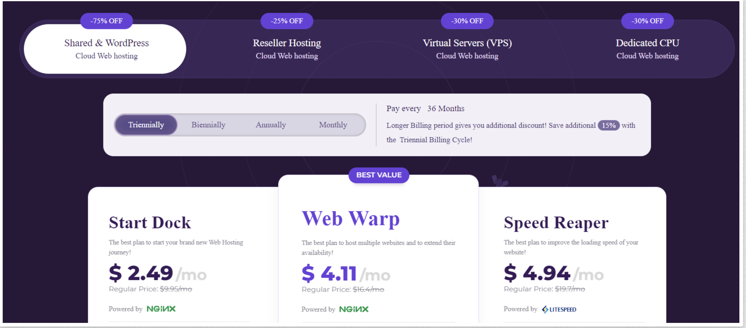 HostArmada Opensource Hosting Pricing