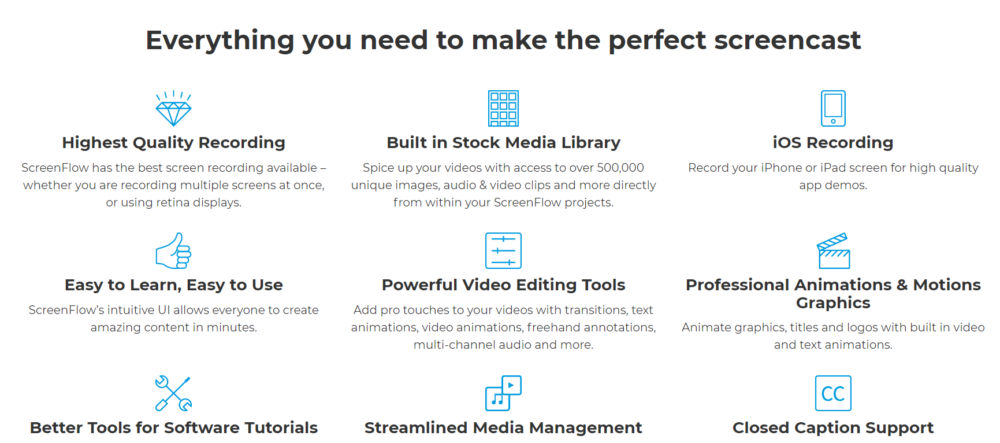 Screenflow telestream features