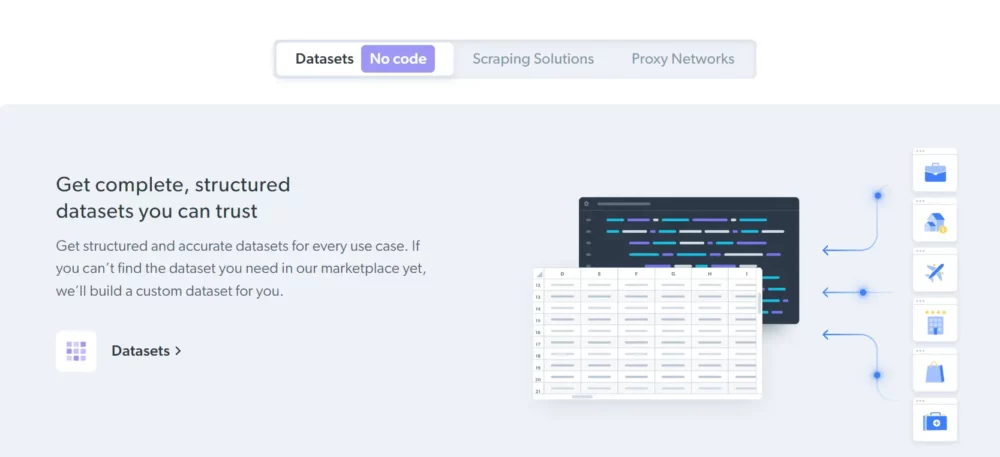 bright data datasets