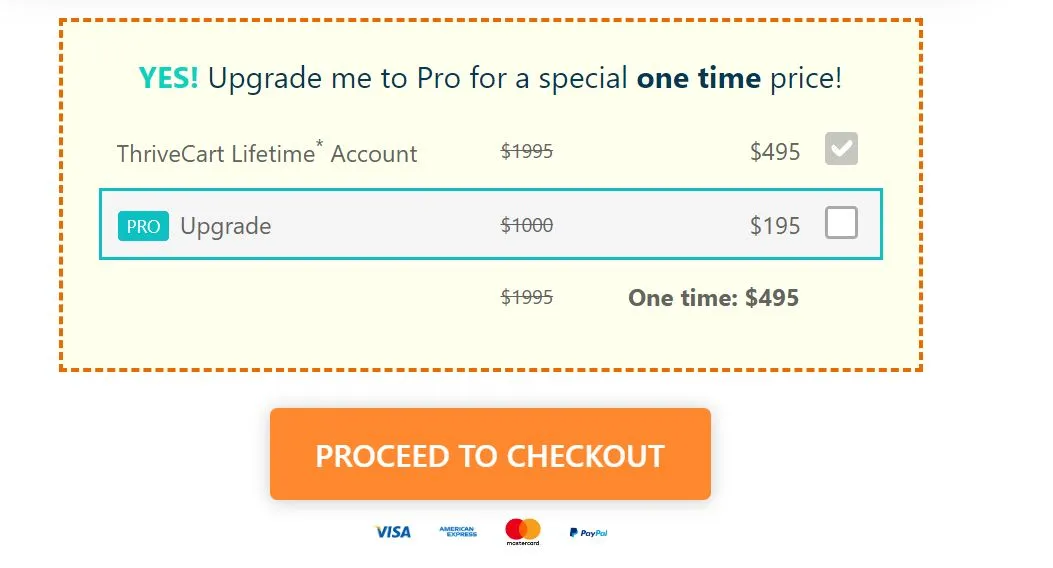 thrivecart pricing