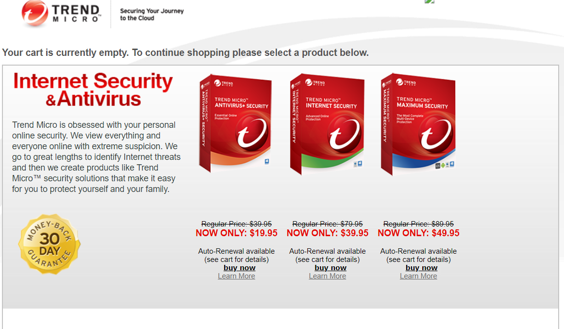 trend micro pricing