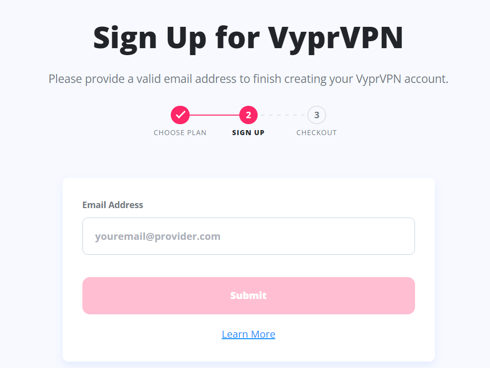 vyprvpn signup