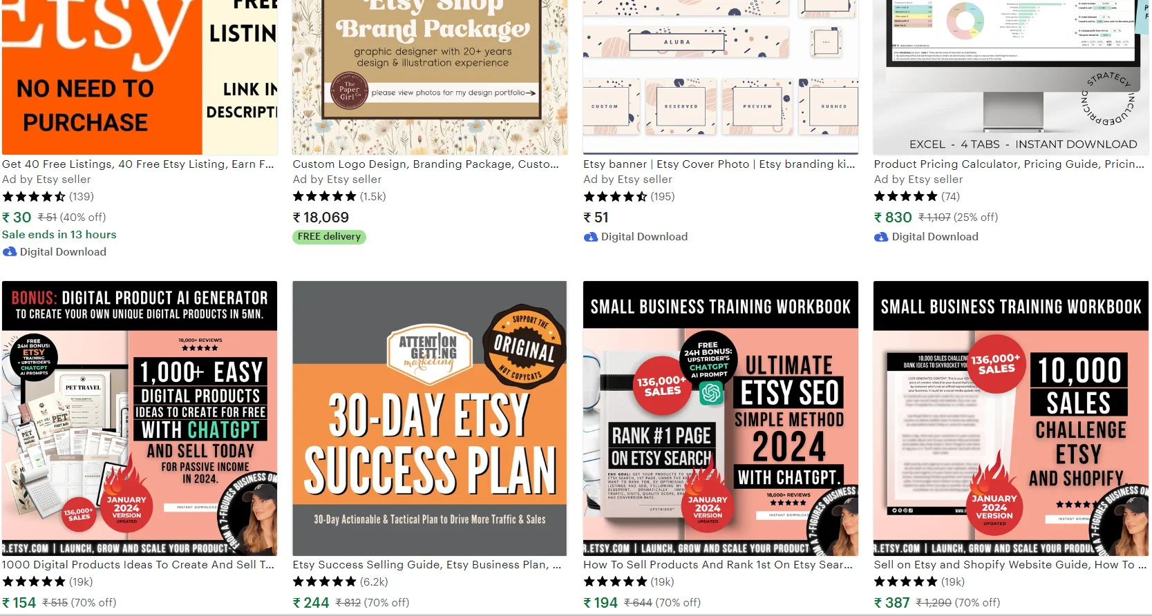 Etsy onsite ads