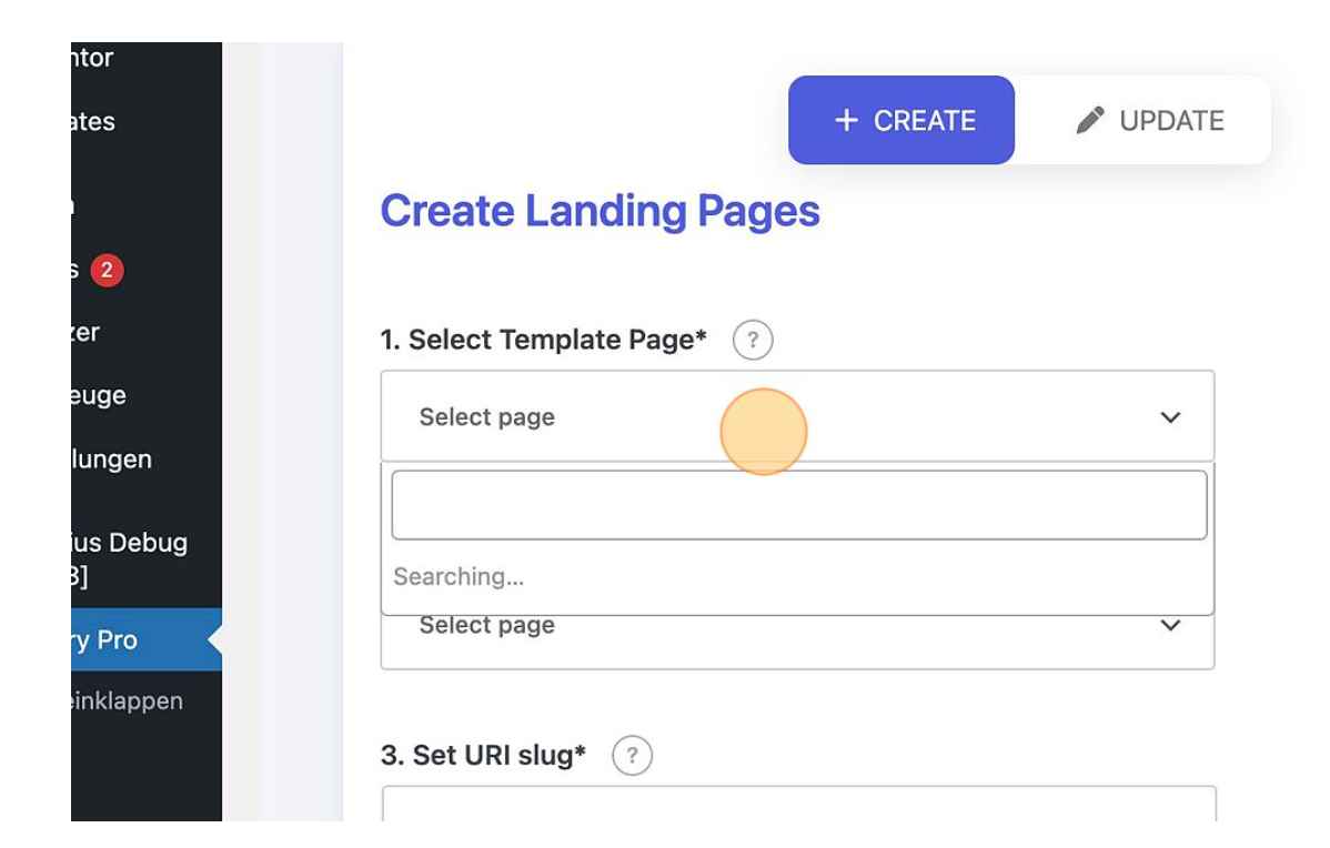 Recreate the pages you used to create