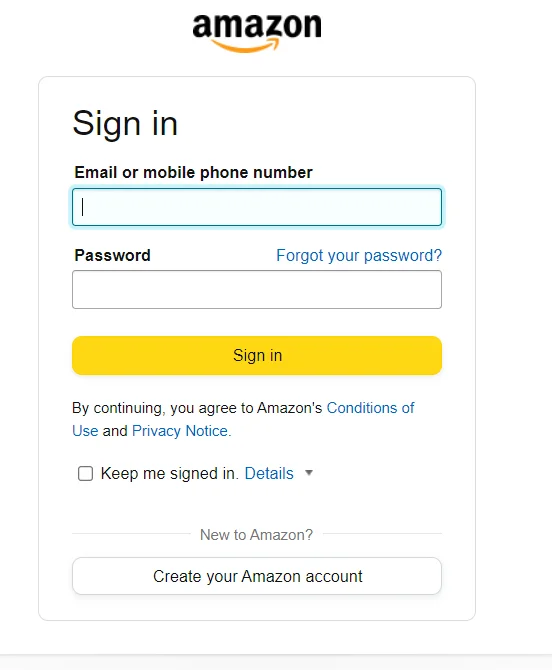 amazon affiliate signup