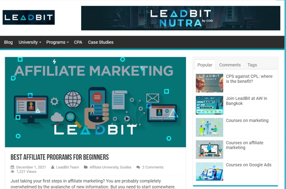 leadbit affiliate market program