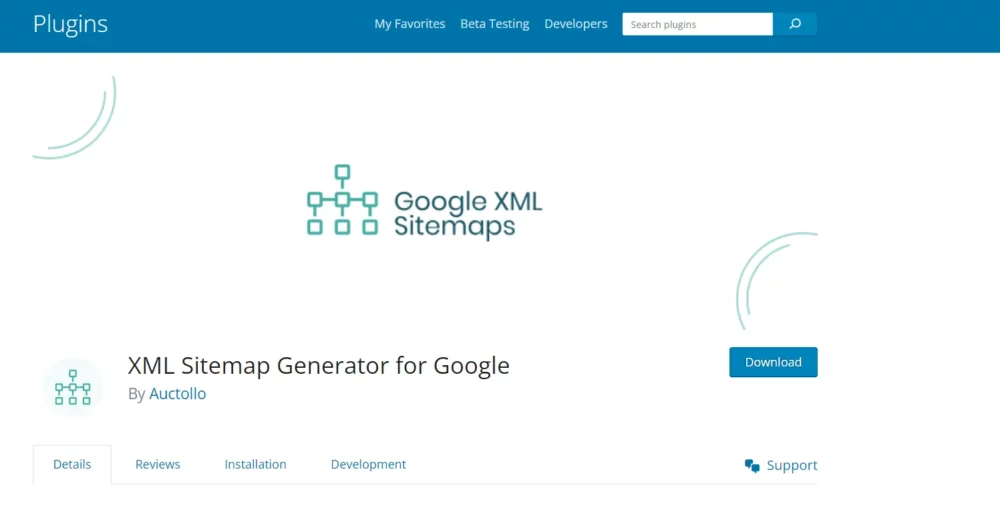 google xml sitemap plugin