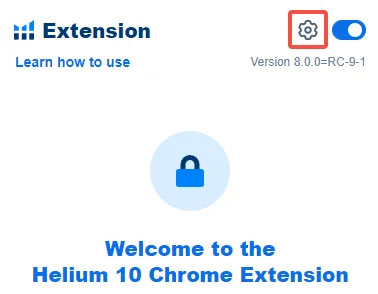 welcome to helium 10 extension