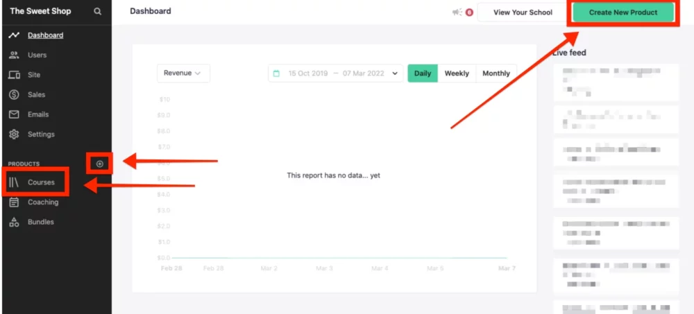 Teachable Dashboard